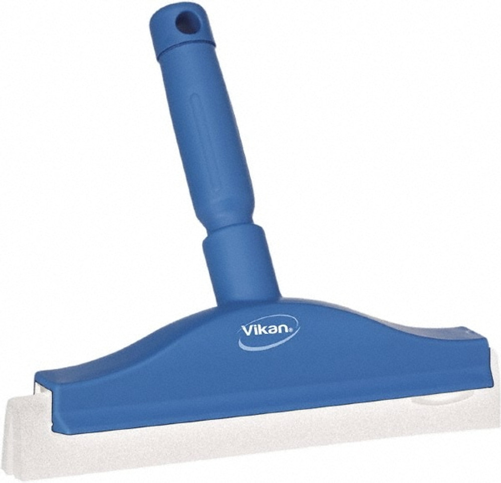 Vikan 77513 Squeegee: 10" Blade Width, Foam Rubber Blade, Threaded Handle Connection