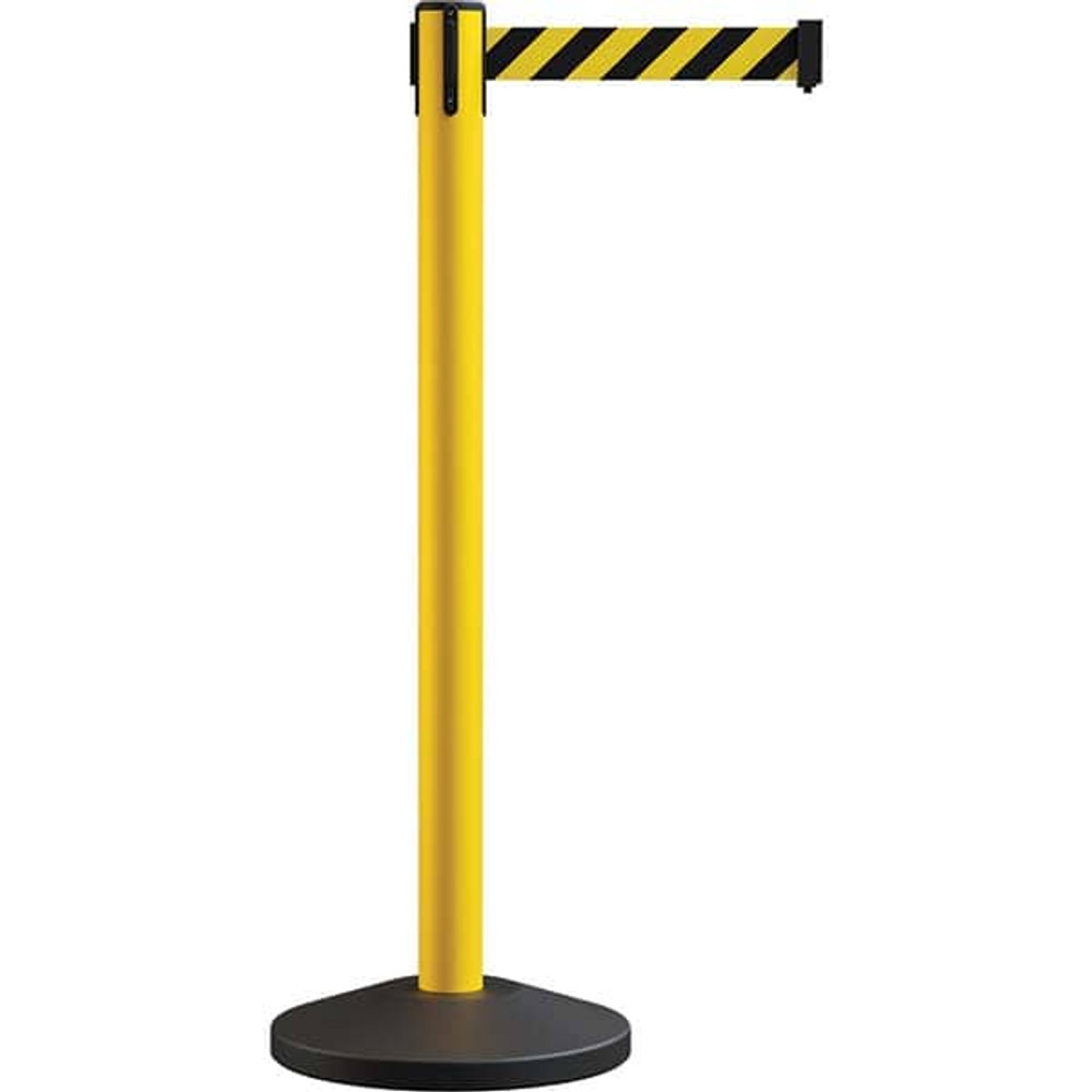 Trafford Industrial MS630-YW-BYD-11 Stanchion: 40" High, Dome Base