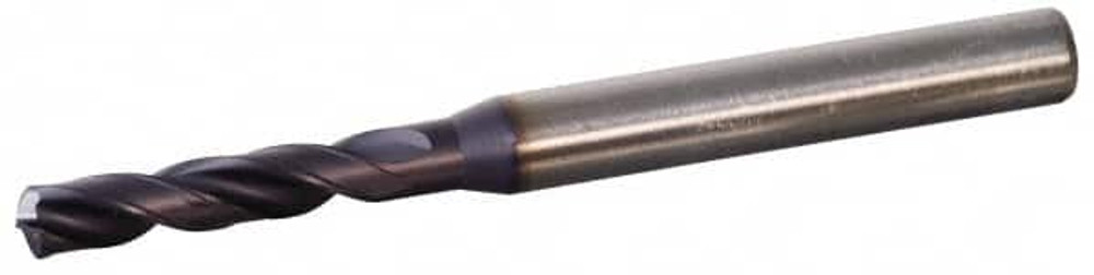 Kennametal 1913556 Screw Machine Length Drill Bit: 0.6102" Dia, 140 °, Solid Carbide