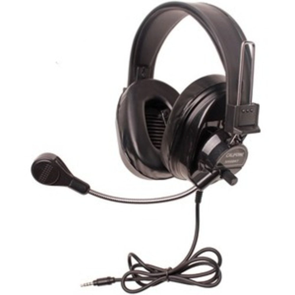 This headset is designed for gaming & mobile learning in classrooms. Its noise-reducing ear cups and microphone help filter out external distractions to keep students on task. The To Go plug makes this headset also ideal for language learning, VoIP applications, assessments, use in computer labs, multimedia apps with smartphones and other mobile devices. The 3066 offers ambient noise-reducing, over-ear earcups to help you stay more on task while minimizing the need to increase the volume for hearing protection. Its noise-reducing boom microphone is ideal for vocal recordings.  Faux Leather is a synthetic material. See specs for details.
