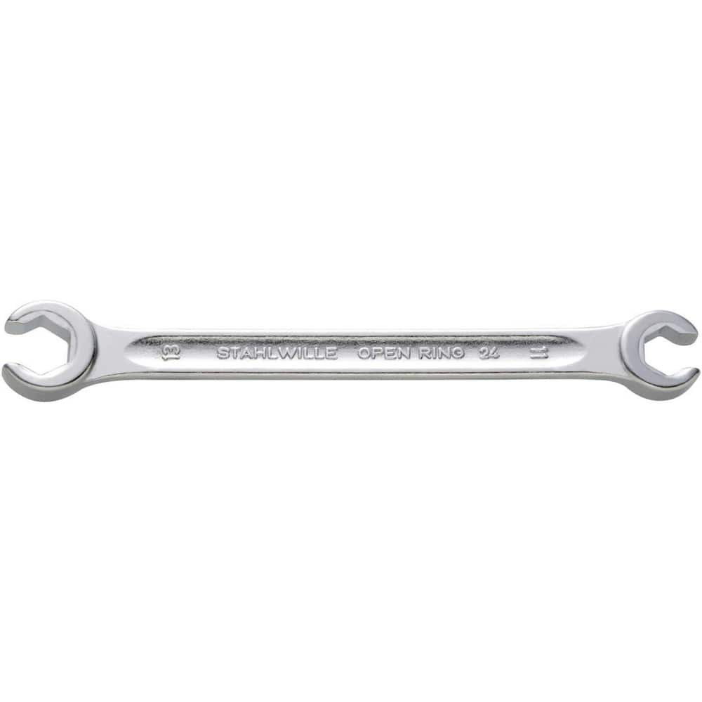 Stahlwille 41080810 Flare Nut Wrenches; Wrench Type: Open End ; Wrench Size: 8mm; 10 mm ; Double/Single End: Double ; Opening Type: 6-Point Flare Nut ; Material: Steel ; Finish: Chrome-Plated