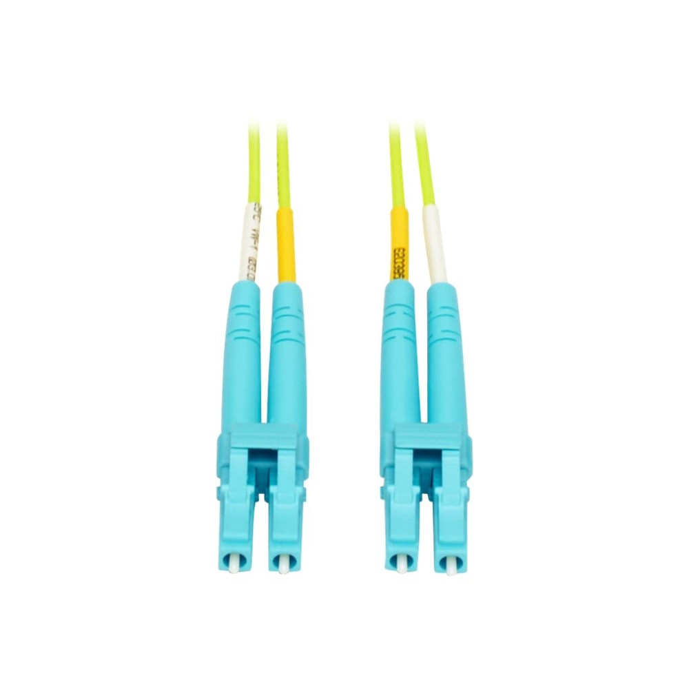 TRIPP LITE N820-03M-OM5 Eaton Tripp Lite Series 100G Duplex Multimode 50/125 OM5 LSZH Fiber Optic Cable (LC/LC), Lime Green, 3 m - Patch cable - LC multi-mode (M) to LC multi-mode (M) - 3 m - fiber optic - duplex - 50 / 125 micron - IEEE 802.3ae/OM5 