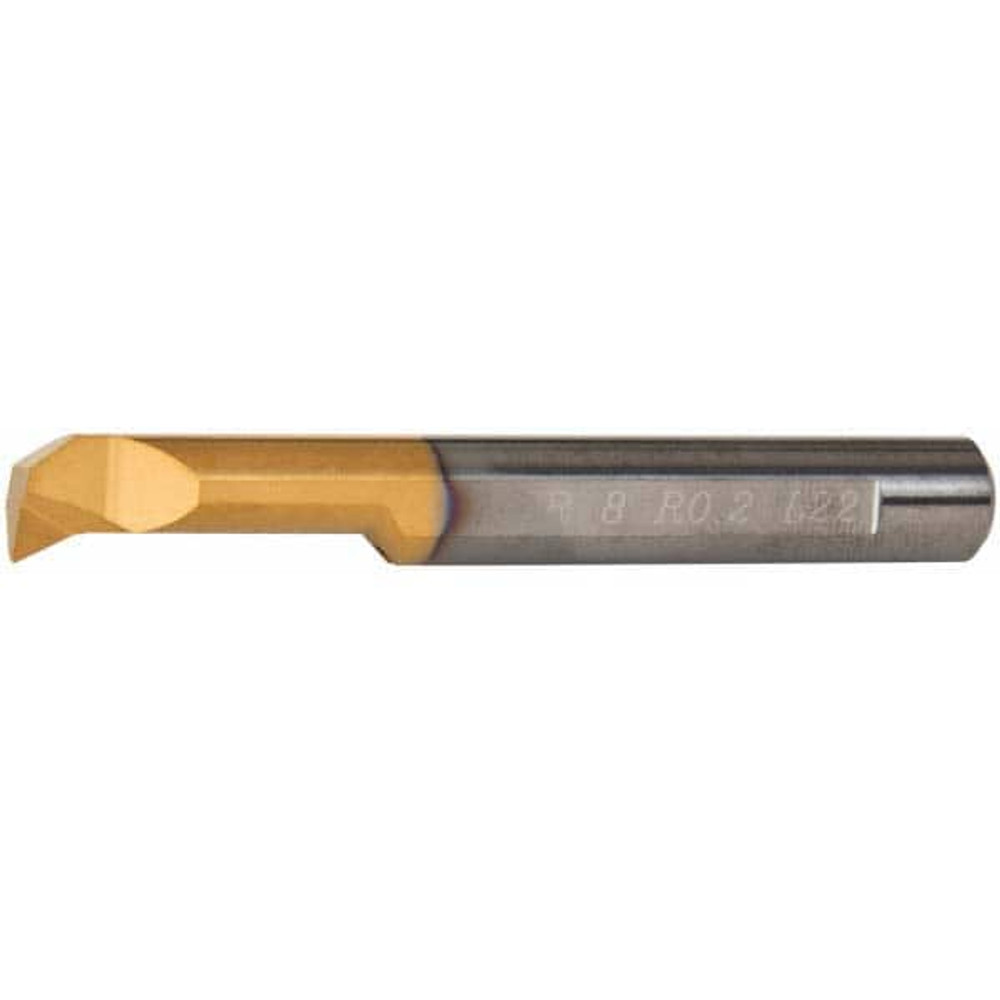 Carmex MPR8R0.2L22 Profile Boring Bar: 0.32" Min Bore, 0.87" Max Depth, Right Hand Cut, Micrograin Solid Carbide
