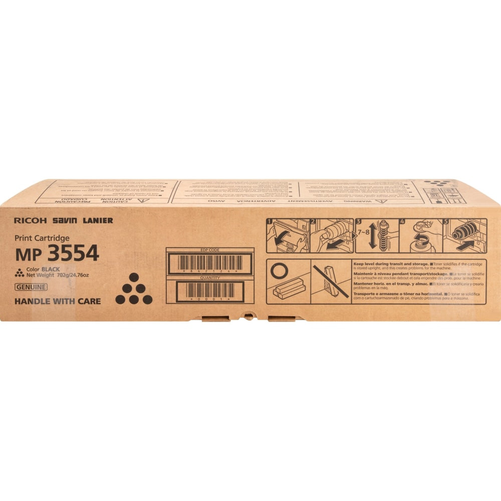 RICOH OF AMERICA INC. 842124 Ricoh Original Laser Toner Cartridge - Black - 1 Each - 24000