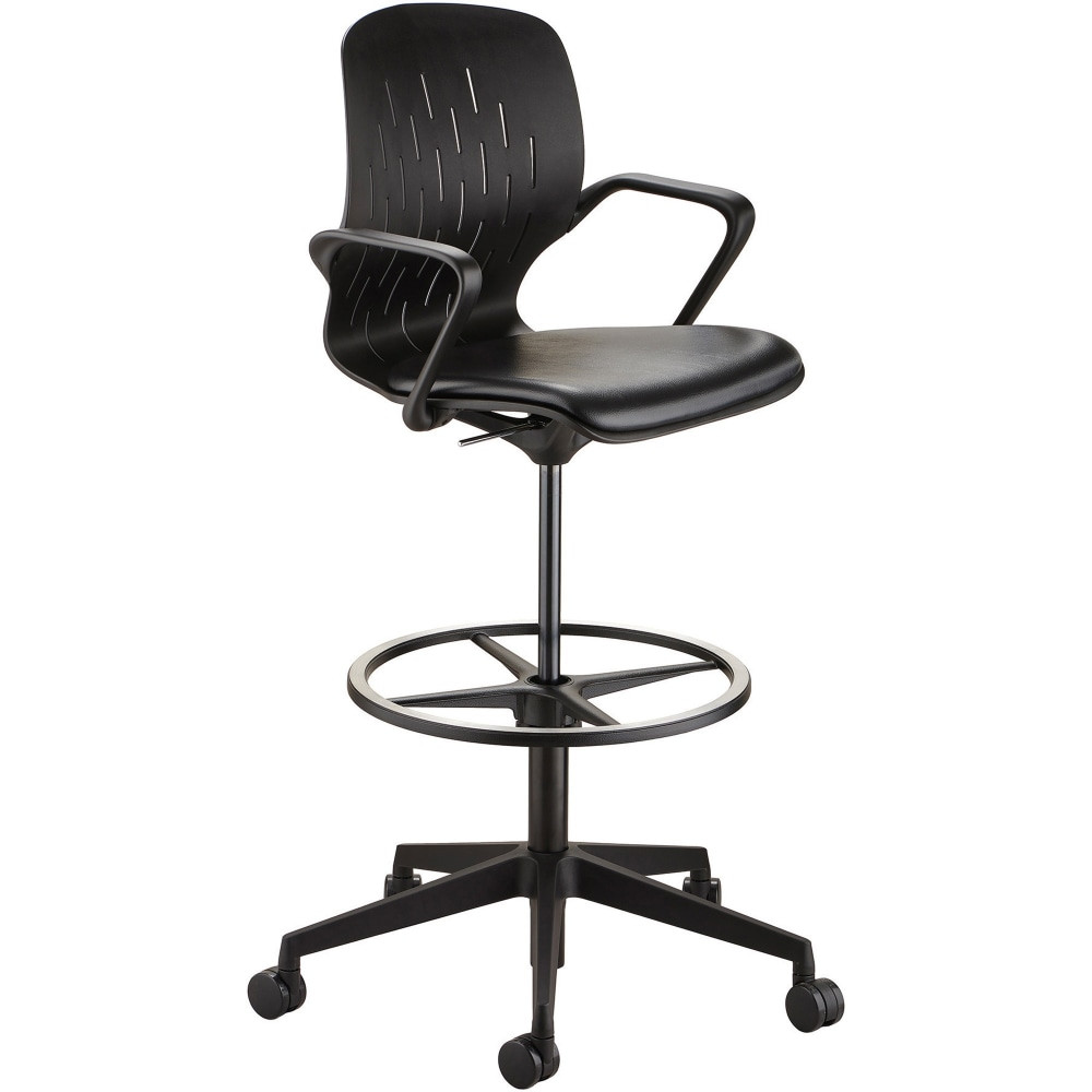 SAFCO PRODUCTS CO Safco 7014BL  Shell Extended-Height Chair, Black