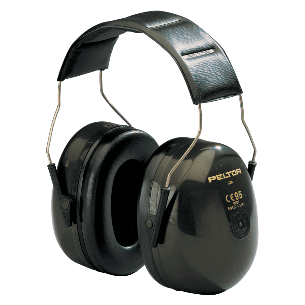 3M CO 247-H7A Optime 101 Earmuffs, 27 dB NRR, Dark Green, Over the Head