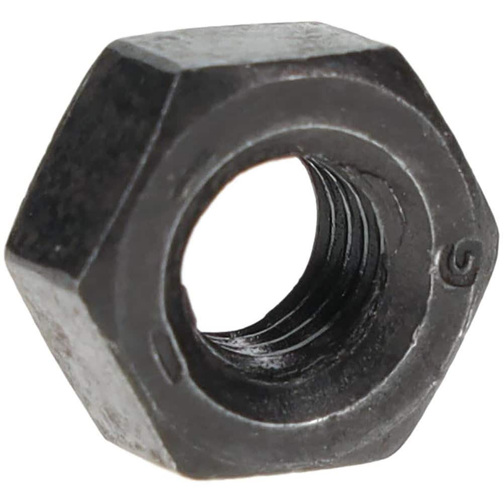 Value Collection C713001 Hex Nut: 1/4-28, Grade 8 Steel, Black Oxide Finish