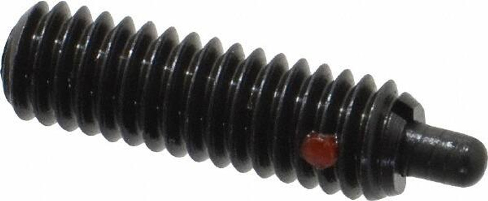 TE-CO 52008 Threaded Spring Plunger: 5/16-18, 1" Thread Length, 0.135" Dia, 0.187" Projection