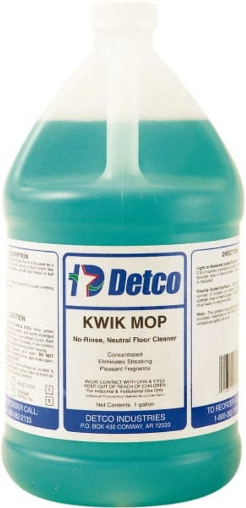 Detco 0986-4X1 Kwik Mop, 1 Gallon, Concentrated Neutral Floor Cleaner