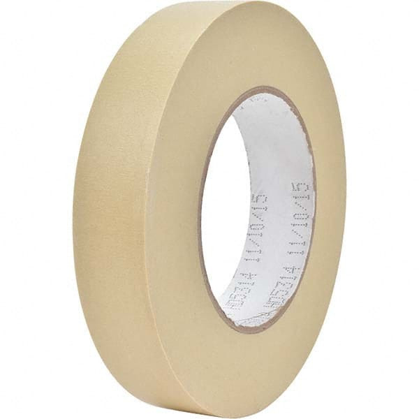 3M Masking Tape: 1" Wide, 60 yd Long, 7.3 mil Thick, Tan 7100082855