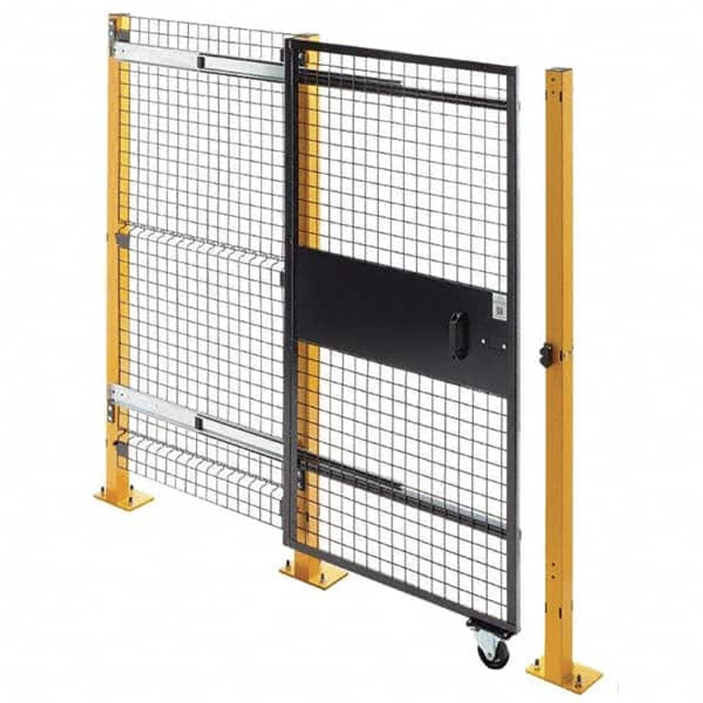 Husky Rack & Wire XGC590490-098 4' Wide x 8' High, Sliding Door for Temporary Structures