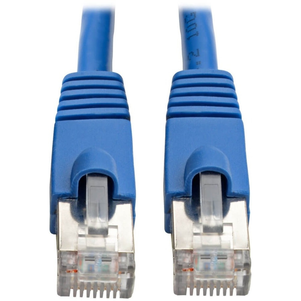 High-speed performance. With a tested frequency of up to 650 MHz and utilizing CAT 6a technology, this cable supports 10G data transmission speeds, making it suitable for high-bandwidth applications and Power over Ethernet (PoE) installations.  Enhanced durability. Featuring a PVC jacket material, this Ethernet cable is designed for long-lasting use, ensuring that your network connection remains robust and reliable over time.  Universal compatibility. The cables RJ-45 connectors offer seamless connectivity with a wide range of devices, including PCs, ensuring a versatile solution for various networking requirements.