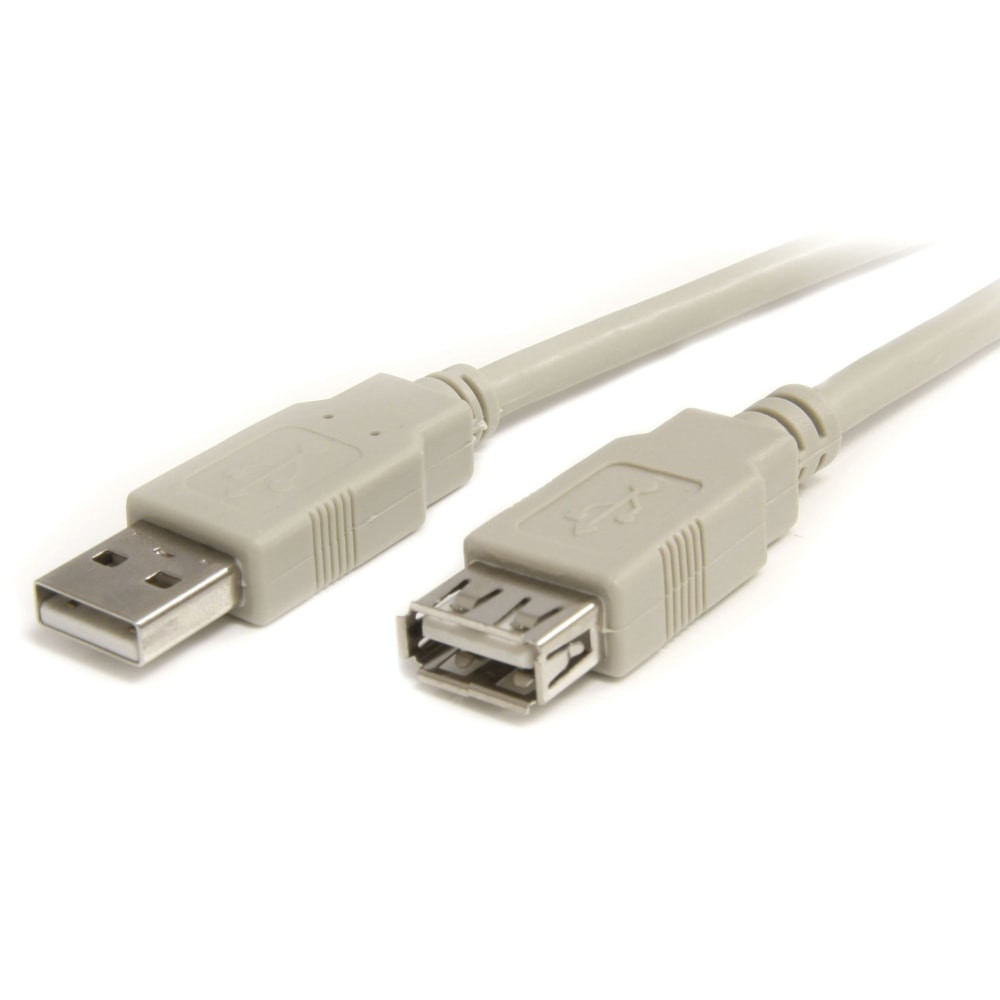 STARTECH.COM USBEXTAA_6  USB extension Cable - 4 pin USB Type A (M) - 4 pin USB Type A (F) - 1.8 m - Extend the distance between your USB 2.0 devices by 6ft - 6ft usb extension cable - 6ft usb 2.0 extension cable - 6ft USB extension cord -6ft usb mal