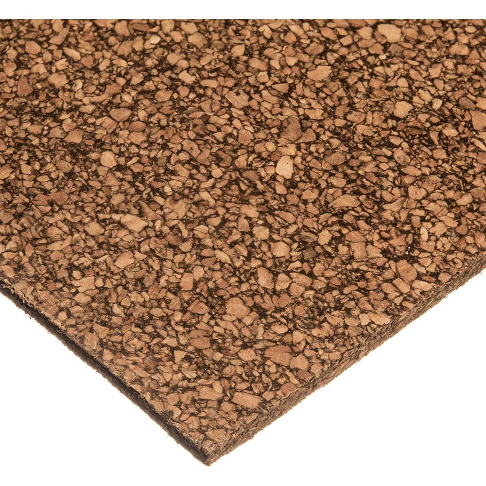 USA Industrials BULK-CRK-158 Gasket Sheet: 36" OAW, 3/16" Thick, 36" OAL, Brown, Cork & Neoprene Rubber Blend