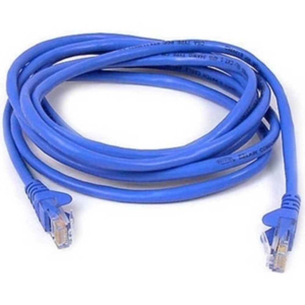 BELKIN, INC. A3L980B25-BLU-S Belkin Cat. 6 UTP Patch Cable - RJ-45 Male - RJ-45 Male - 25ft