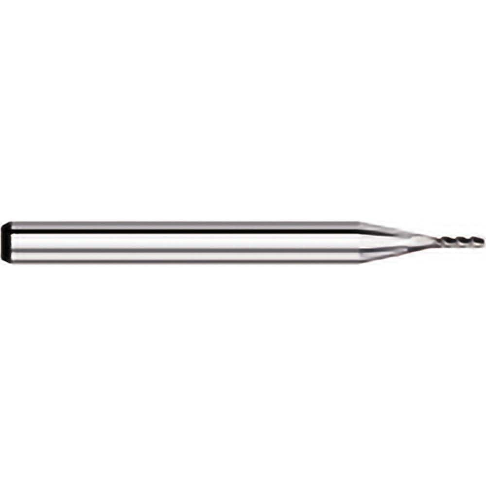 Titan USA TC58045 Square End Mill: 0.045'' Dia, 0.135'' LOC, 1/8'' Shank Dia, 1-1/2'' OAL, 4 Flutes, Solid Carbide