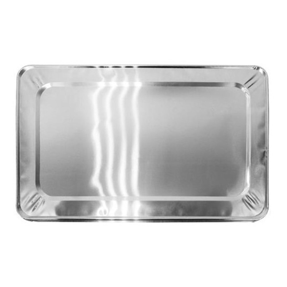 LOLLICUP USA, INC. Karat AF-STPL01  Full-Size Foil Steam Table Pan Lids, Silver, Set Of 50 Lids