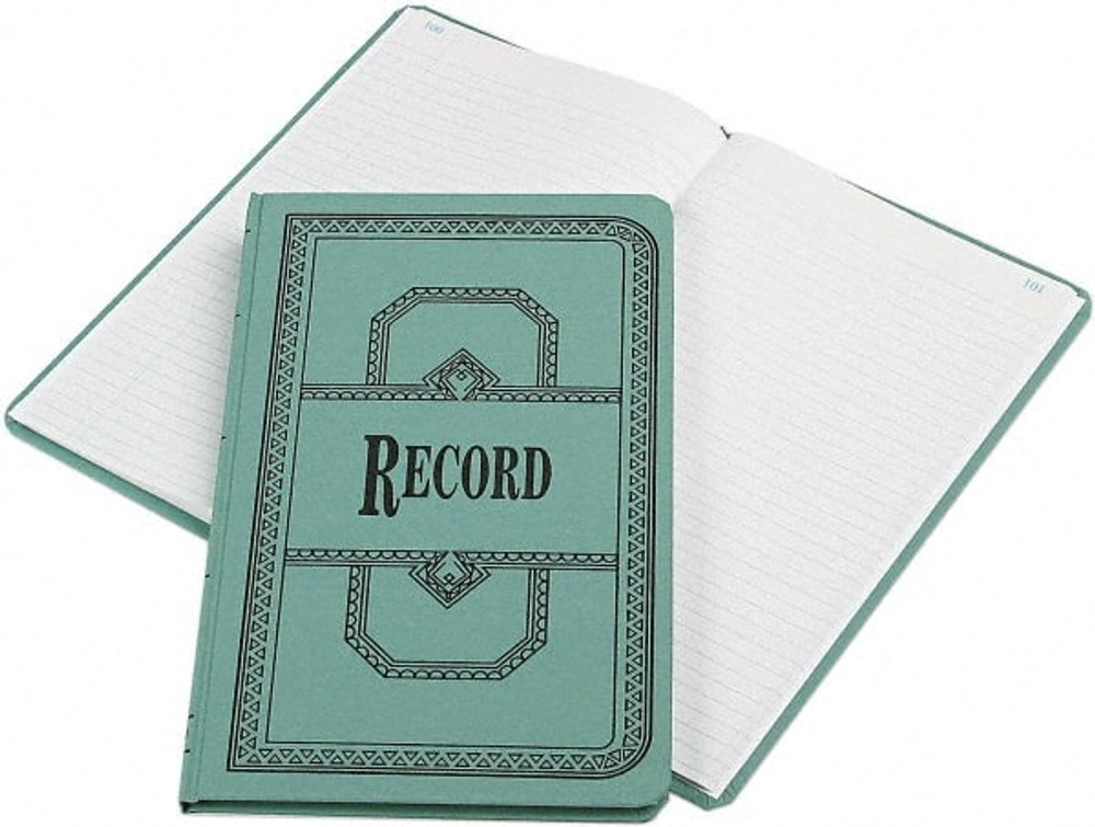 Boorum & Pease BOR66150R Record/Account Book: 150 Sheets, Record Ruled, Blue Paper