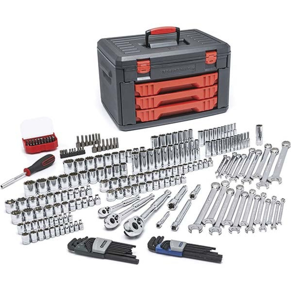 GEARWRENCH 80940 219 Piece 1/4 - 1/2" Drive Master Mechanics Tool Set