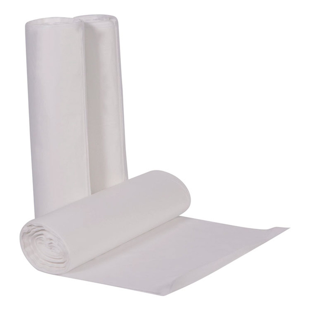 HERITAGE Z8048MNR01 High-Density Waste Can Liners, 45 gal, 11 mic, 40" x 48", Natural, 250/Carton