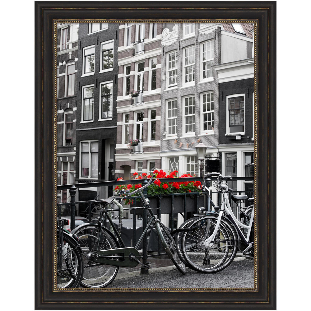 UNIEK INC. Amanti Art A42707345825  Narrow Picture Frame, 28in x 22in, Matted For 18in x 24in, Accent Bronze