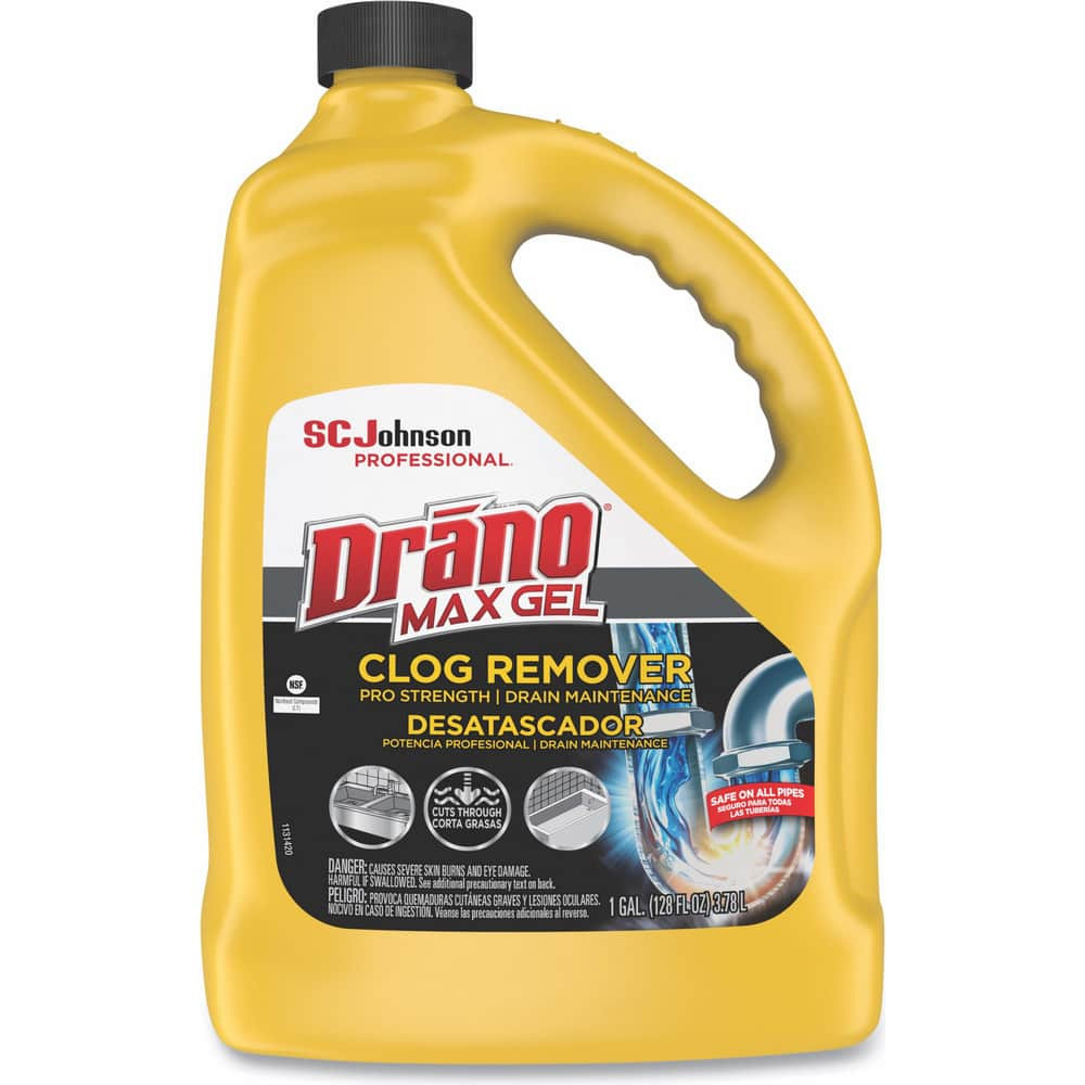 Drano SJN696642 Drain Cleaners & Openers; Product Type: Drain Cleaner ; Form: Gel ; Container Type: Bottle ; Container Size: 128 oz ; Scent: None