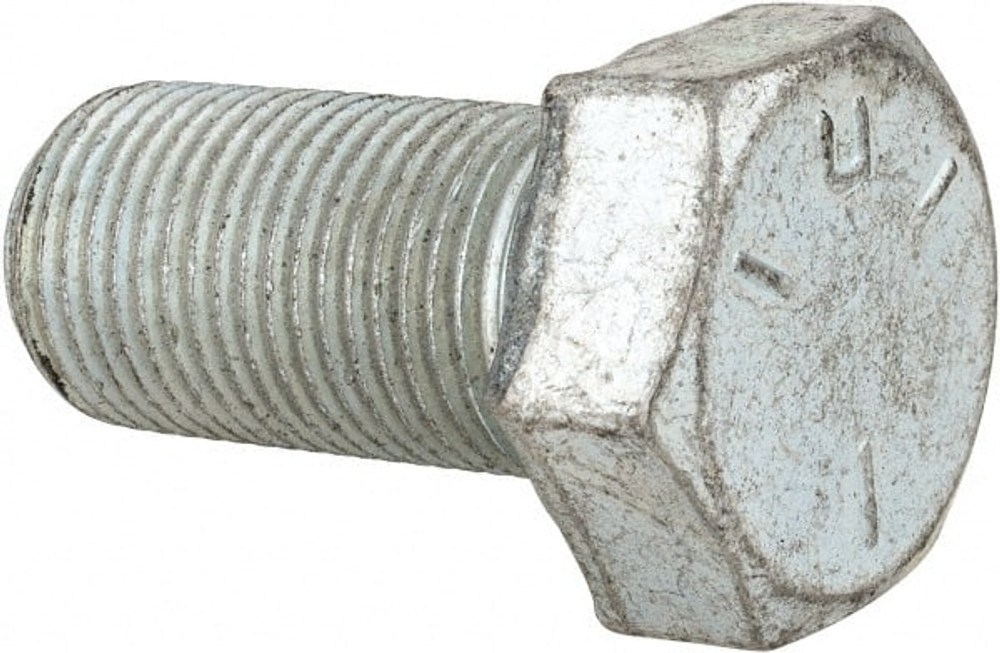MSC -30320-11/4 Hex Head Cap Screw: 5/8-18 x 1-1/4", Grade 5 Steel, Zinc-Plated