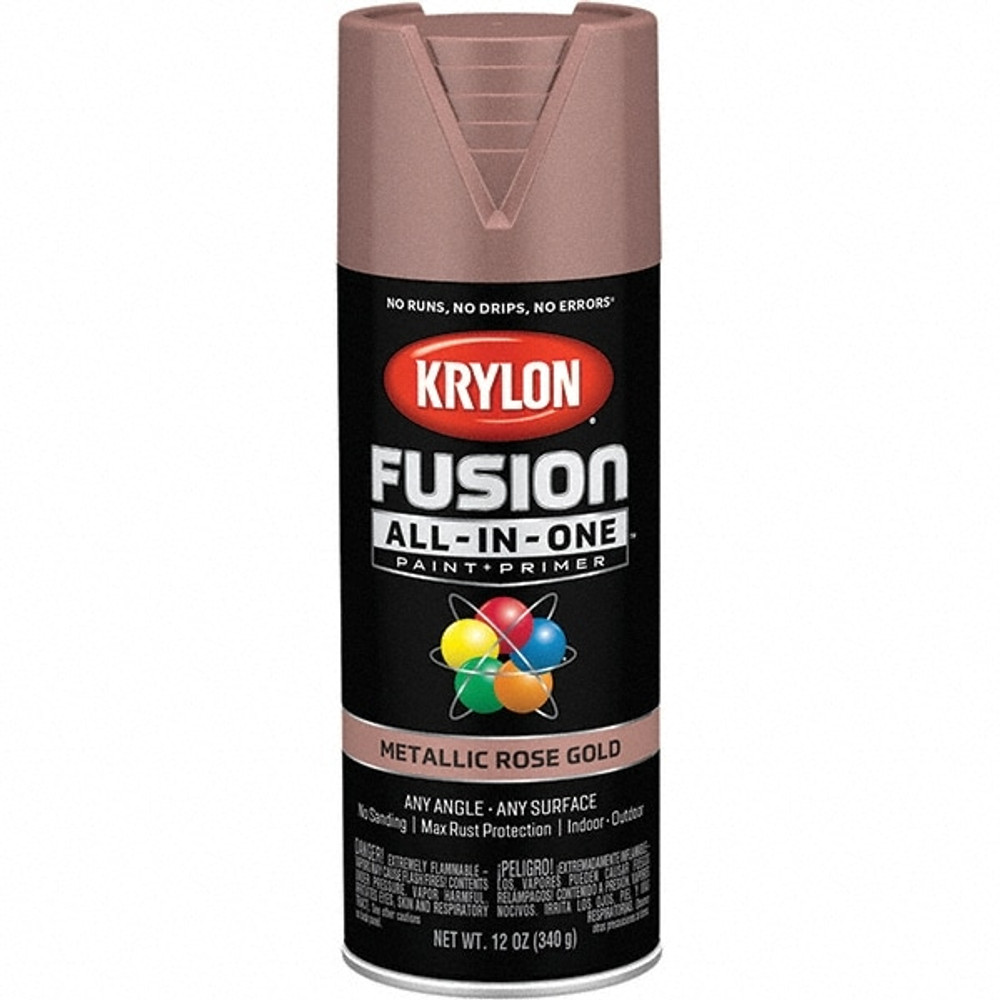 Krylon K02700007 Acrylic Enamel Spray Paint: Rose Gold, Metallic, 12 oz