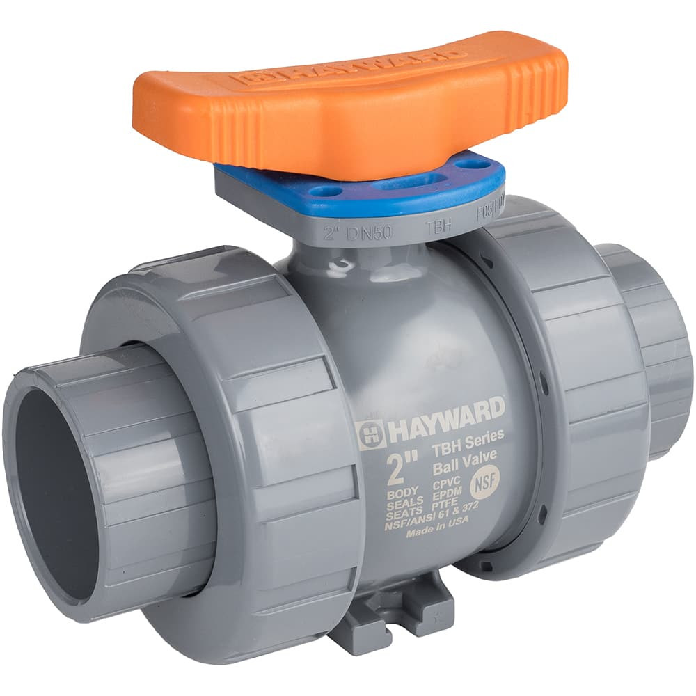 Hayward Flow Control TBH2125ASTV0Z00 Z Manual Ball Valve: 1-1/4" Pipe, Full Port