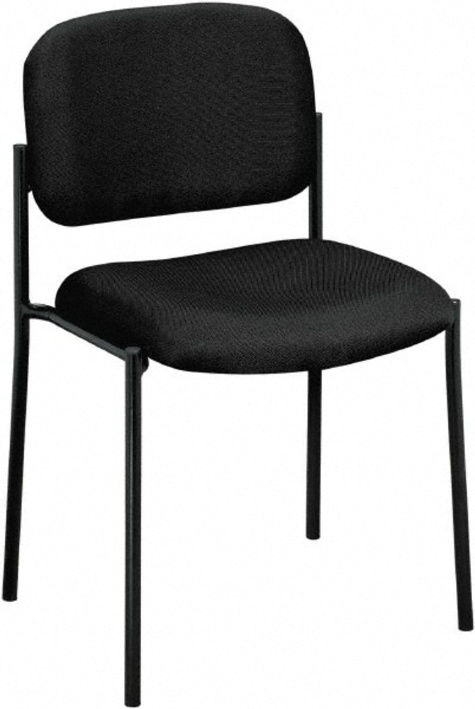 Basyx BSXVL606VA10 Black Fabric Guest Stacker Chair