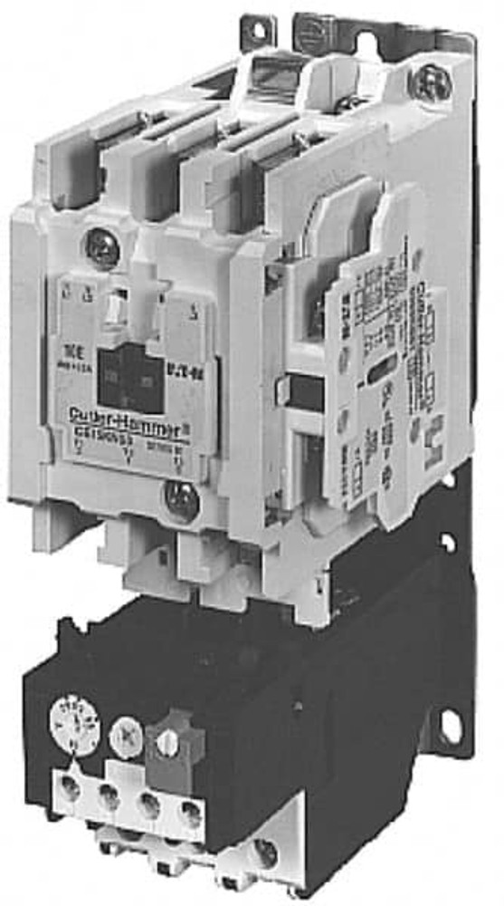 Eaton Cutler-Hammer AE16ENS0AC Combination Starters; Continuous Amperage: 32 ; Starter Type: IEC ; Enclosure Type: Open ; Compatible Motor Phase: Three Phase ; Action: NonReversible ; Voltage: 115 V