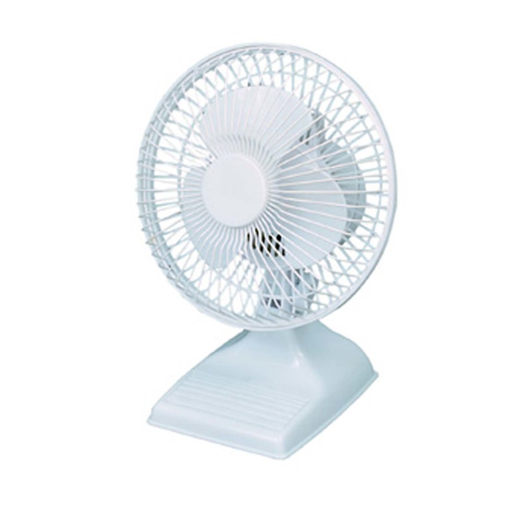 OPTIMUS ENTERPRISE, INC. Optimus 99579742M  Personal Table Fan, 9inH x 6inW x 6inD, White