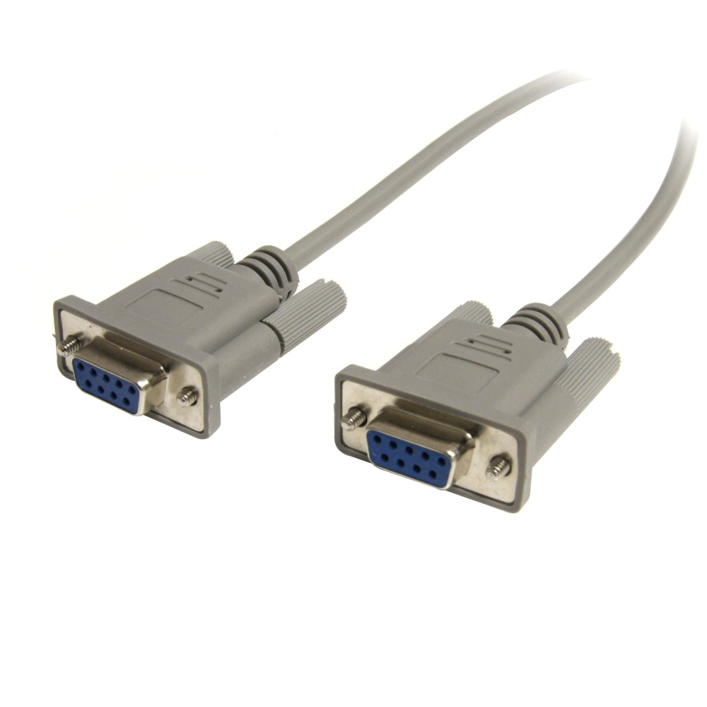 STARTECH.COM SCNM9FF25  Cross Wired DB9 Serial Null Modem Cable - F/F - Serial/Null Modem Cable - 1 x DB-9, 1 x DB-9 - Serial/Null Modem Cable Crossover External - 25 ft
