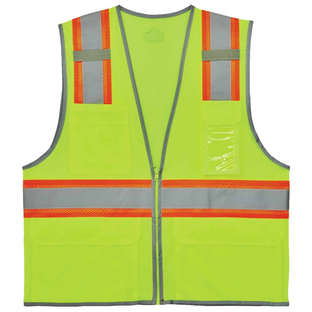 ERGODYNE CORPORATION 24147 Ergodyne GloWear Safety Vest, 2-Tone, Type-R Class 2, XX-Large/3X, Lime, 8246Z