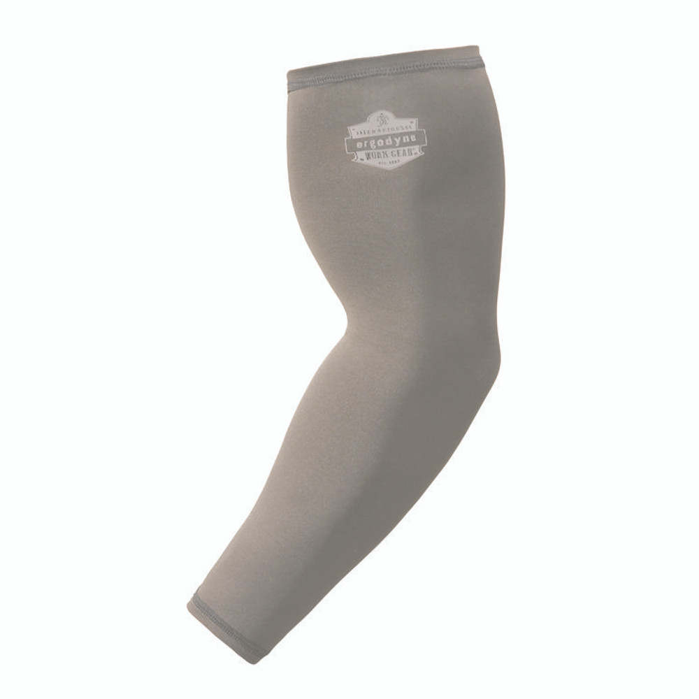 TENACIOUS HOLDINGS, INC. ergodyne® 12188 Chill-Its 6690 Performance Knit Cooling Arm Sleeve, Polyester/Spandex, Large, Gray, Pair