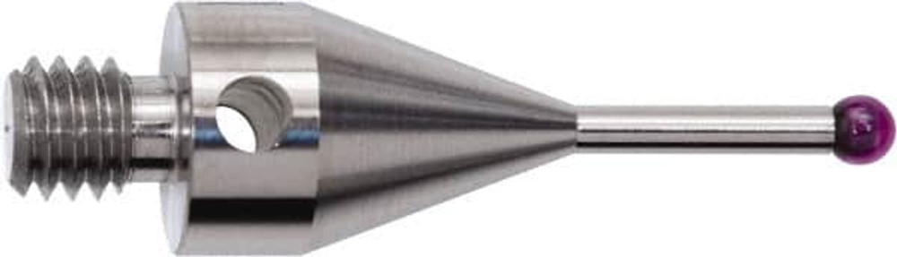 Renishaw A-5000-7549 CMM Ball Stylus: 3 mm Ball Dia, 18.5 mm OAL, M4