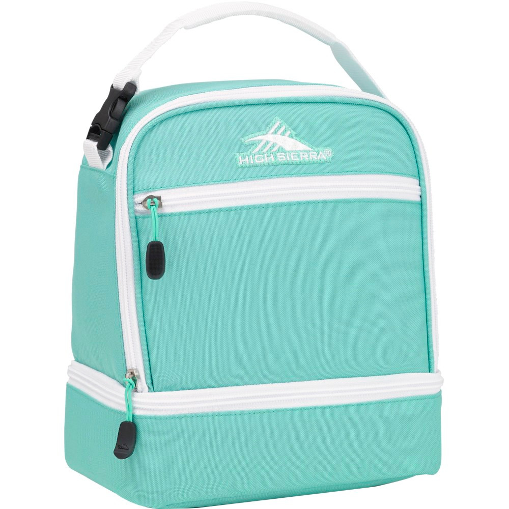 SAMSONITE LLC 74714-5403 High Sierra Stacked Compartment Lunch Box, 9-7/16in x 8-1/8in x 5-5/16in, Aqua