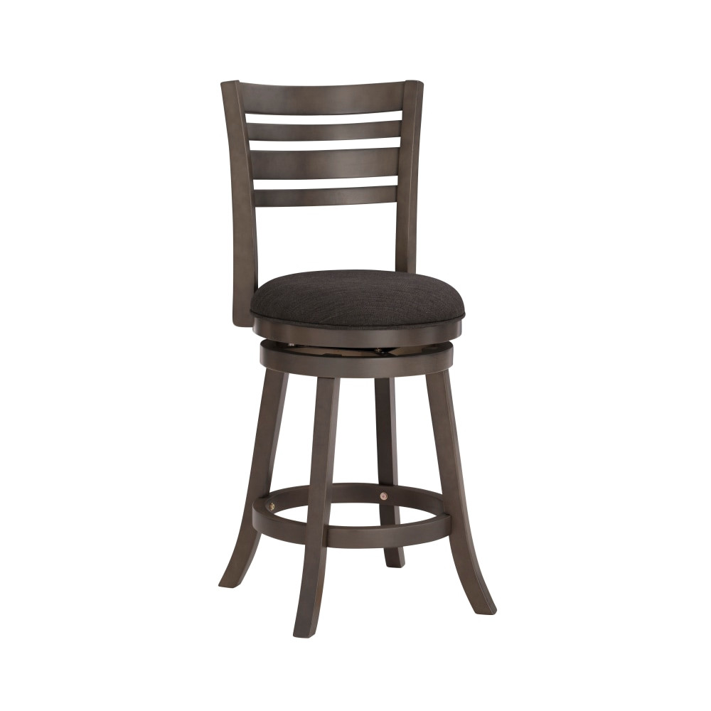 L. POWELL ACQUISITION CORP. ODP2447 Powell Taima Swivel Counter Stool, Gray Washed/Gray Beige