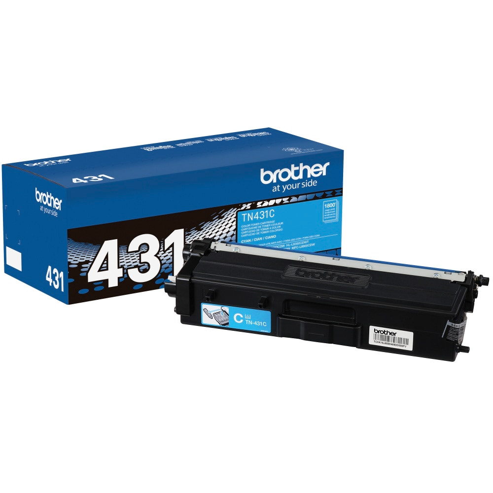 BROTHER INTL CORP Brother TN431C  TN-431 Cyan Toner Cartridge, TN-431C