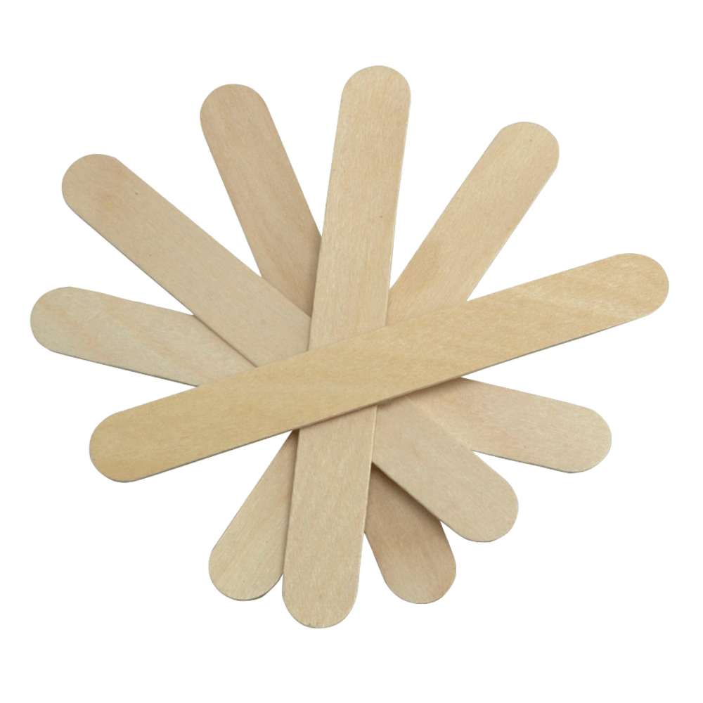 Medline MIIMDS202075  Sterile Tongue Depressors, 6in, Wood, Box Of 100