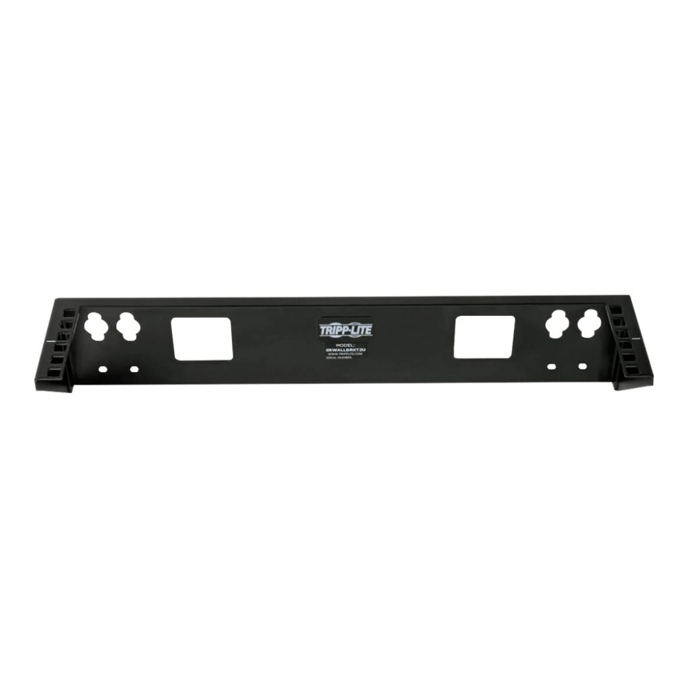 TRIPP LITE SRWALLBRKT2U  Wallmount Rack 2U Vertical Rack Bracket 175lb Capacity - Mounting bracket - wall mountable - black - 2U - 19in