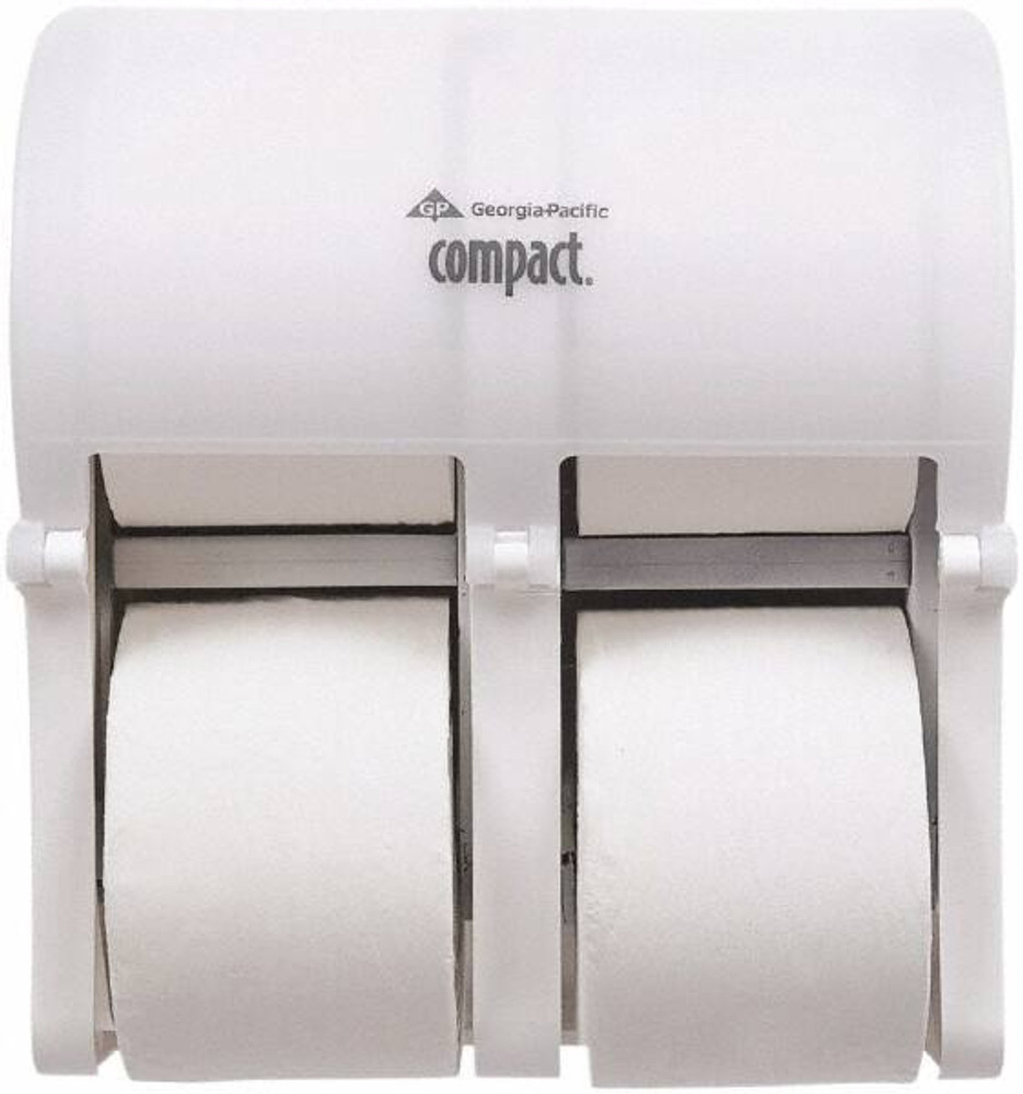 Georgia Pacific 56747 Coreless Four Roll Plastic Toilet Tissue Dispenser