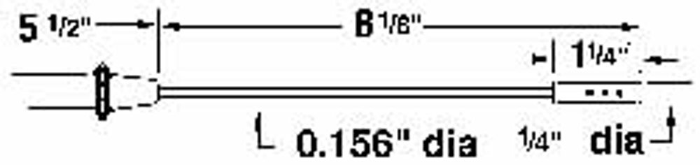 Thermo Electric SF050-234 Thermocouple Probe: Type T