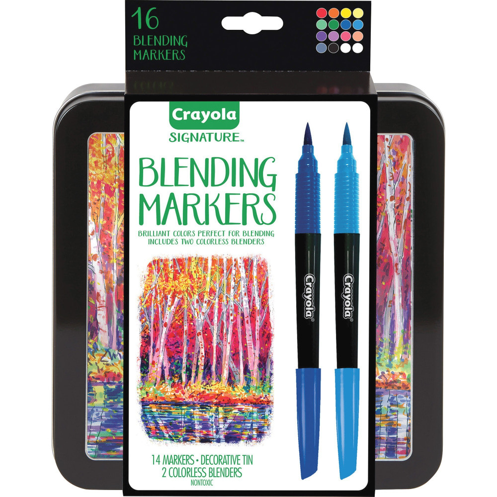 CRAYOLA LLC Crayola 586502  Signature Blending Markers - 16 / Set