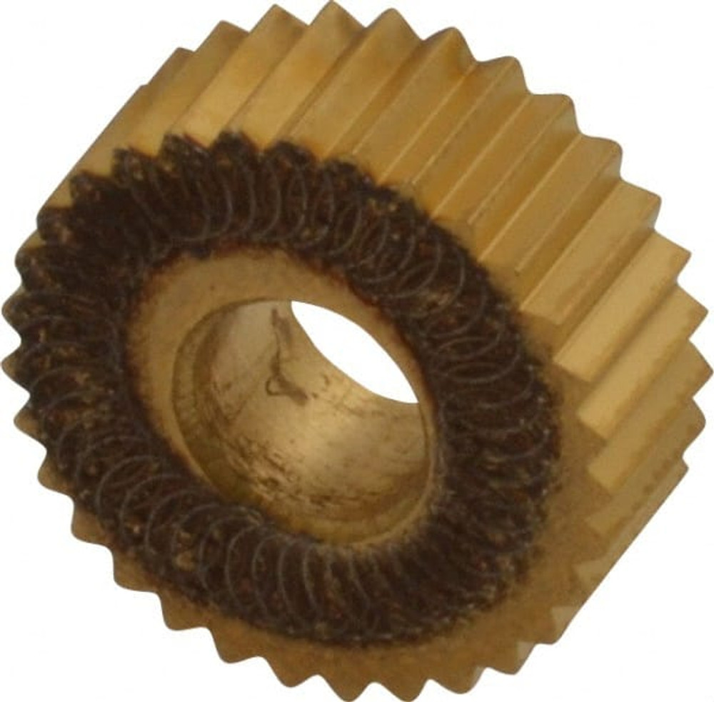 Dorian Tool 73310124504 Standard Knurl Wheel: 1/2" Dia, 90 ° Tooth Angle, 20 TPI, Straight, High Speed Steel