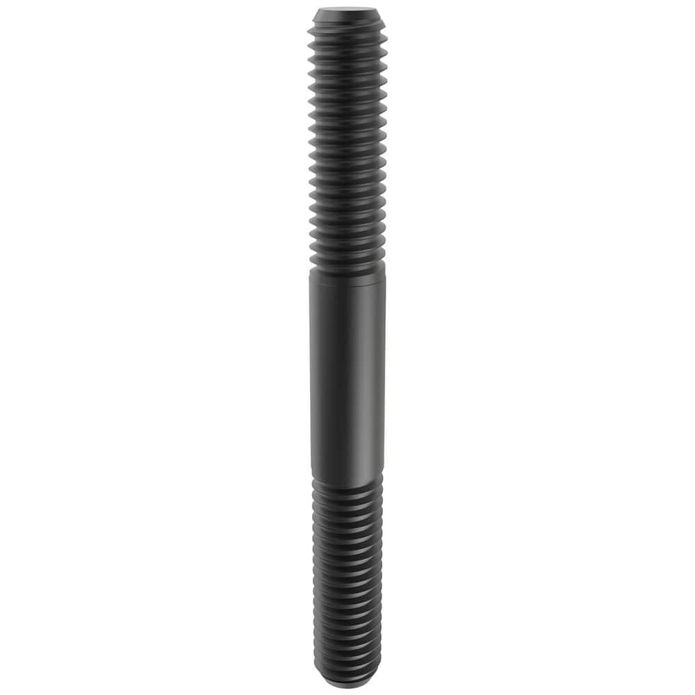 Jergens 38521 Equal Double Threaded Stud: 5/8-11 Thread, 3" OAL