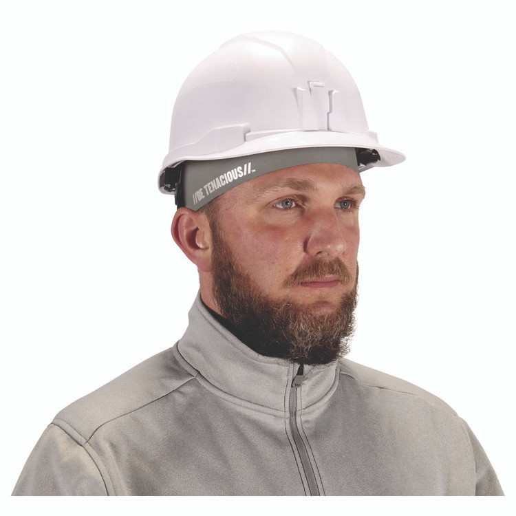 TENACIOUS HOLDINGS, INC. ergodyne® 12708 Chill-Its 6632 Performance Knit Cooling Skull Cap, Polyester/Spandex, One Size Fits Most, Gray