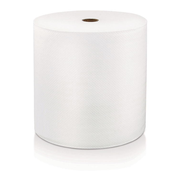 SOLARIS PAPER LoCor® 46897 Hard Wound Roll Towel, 1-Ply, 7" x 800 ft, White, 6 Rolls/Carton