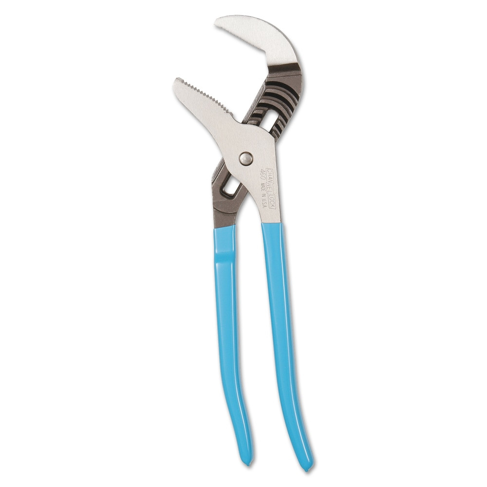 CHANNELLOCK INC. Channellock 140-460-BULK Straight Jaw Tongue and Groove Pliers, 16 1/2 in, Straight, 8 Adj.