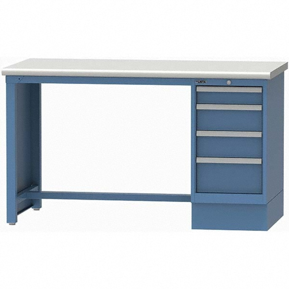 LISTA TB3200PLB6030BB Workstation: Bright Blue